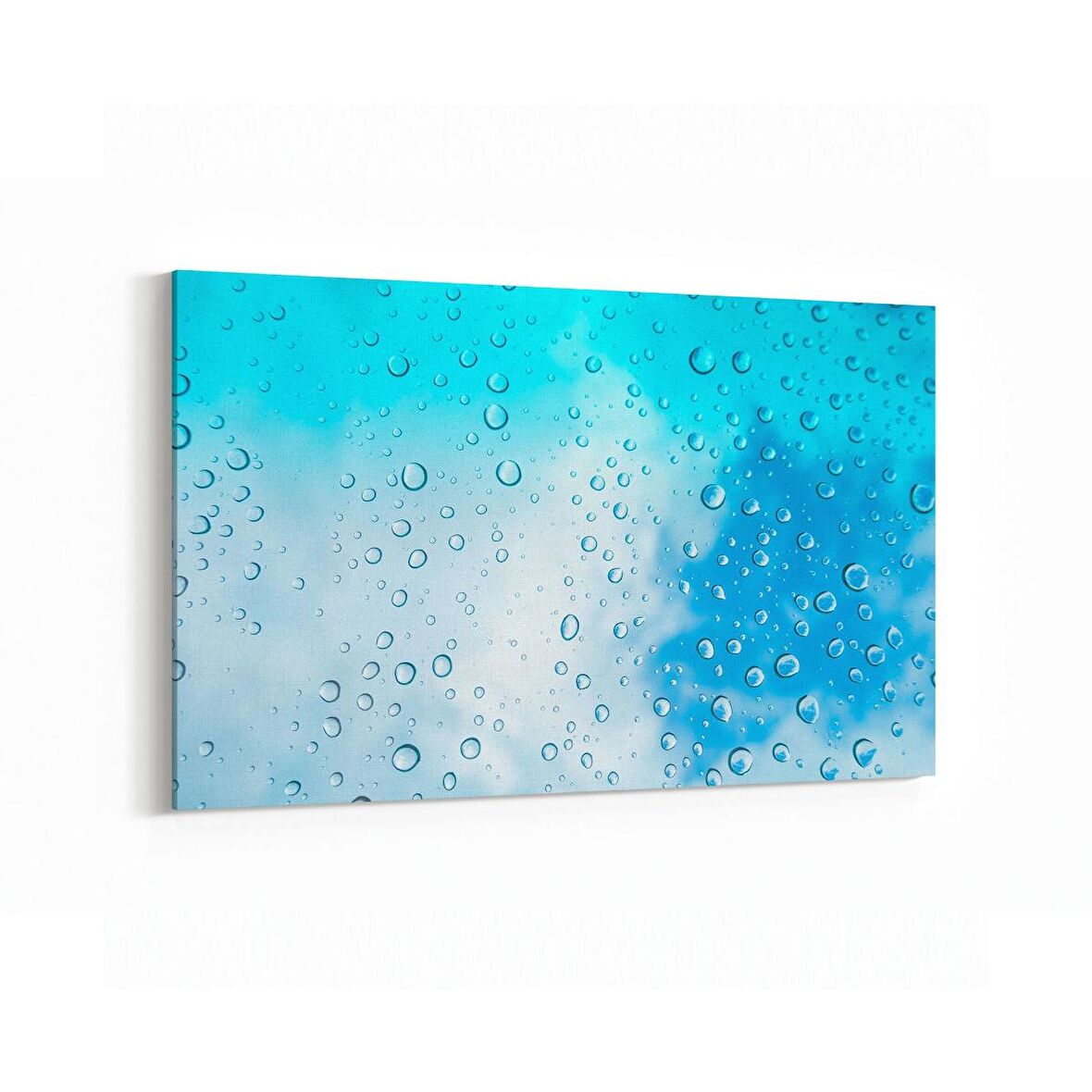 Olla 17270Y Su / Damla Görseli Yatay Kanvas Tablo (Ölçü: 90X60)