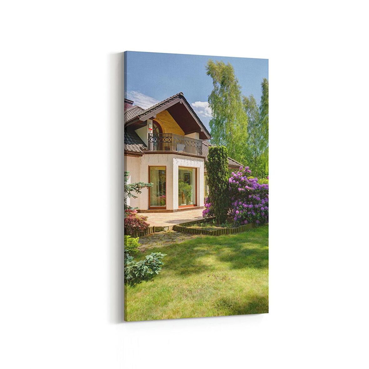 Olla 18548DD Yapı Görseli Dikey Dar Kanvas Tablo (Ölçü: 60X120)