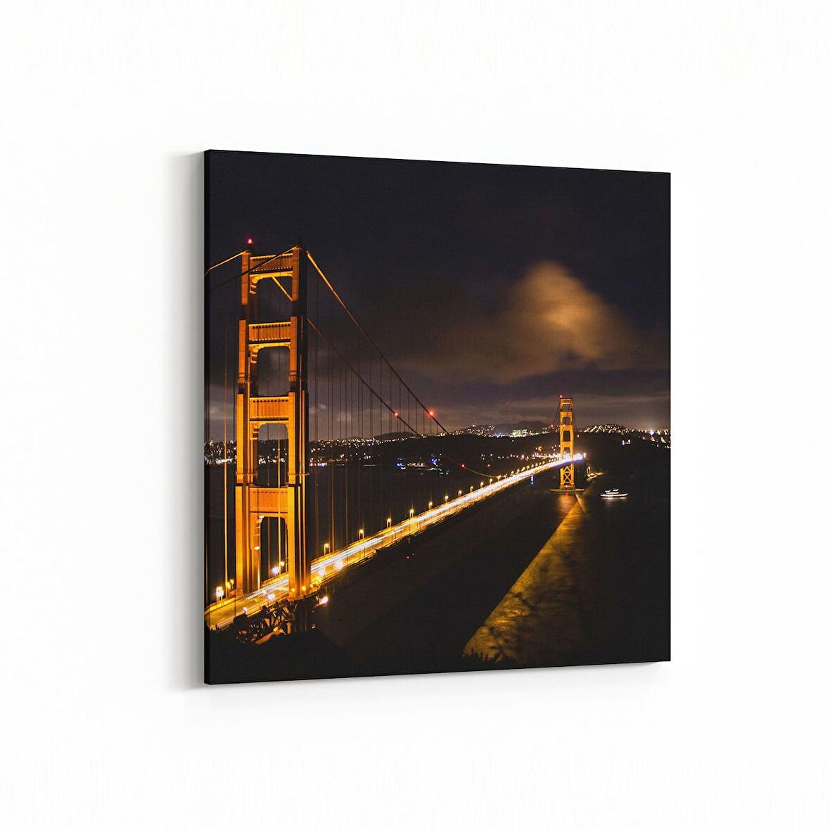 Olla 17929K Yapı Görseli Kare Kanvas Tablo (Ölçü: 25X25)