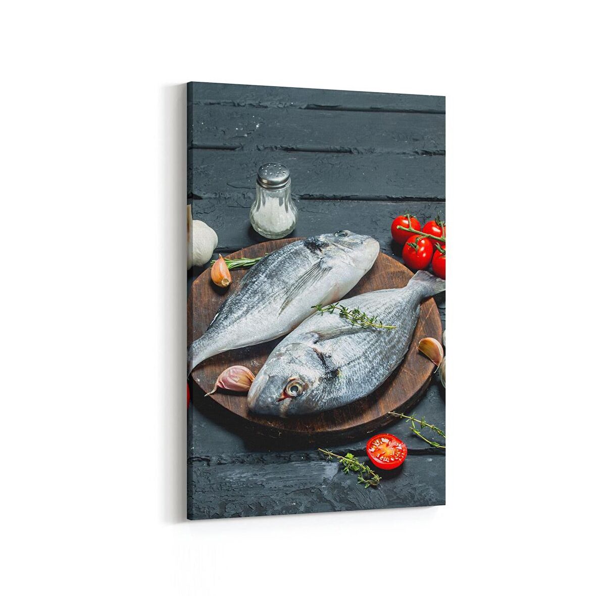 Olla 15051D Gıda Görseli Dikey Kanvas Tablo (Ölçü: 60X90)