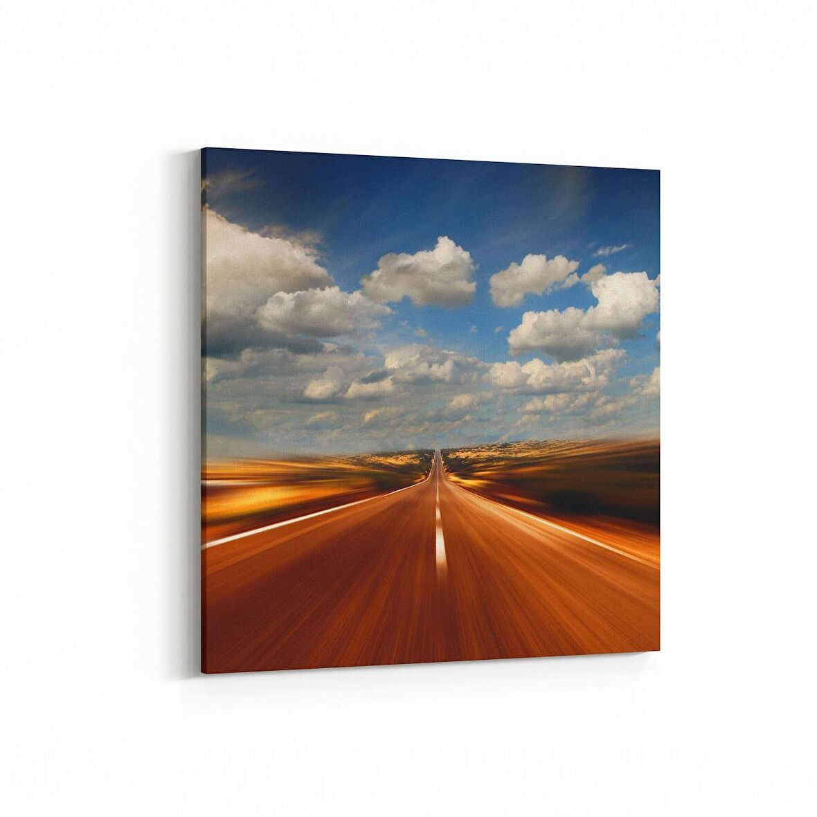 Olla 14632K Doğa / Manzara Görseli Kare Kanvas Tablo (Ölçü: 25X25)