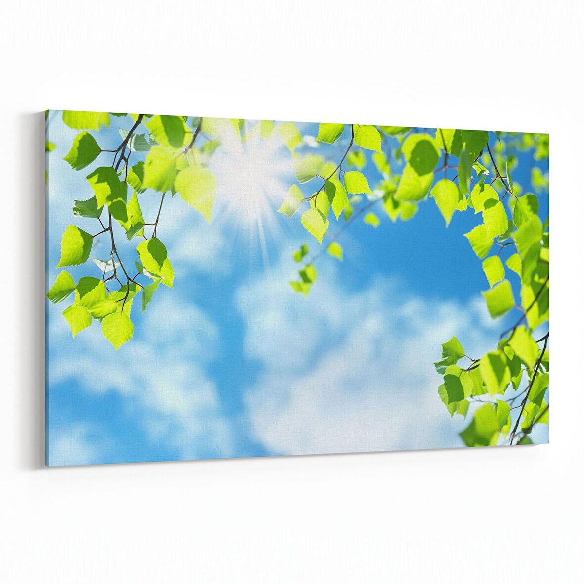 Olla 10769Y Ağaç Görseli Yatay Kanvas Tablo (Ölçü: 150X100)