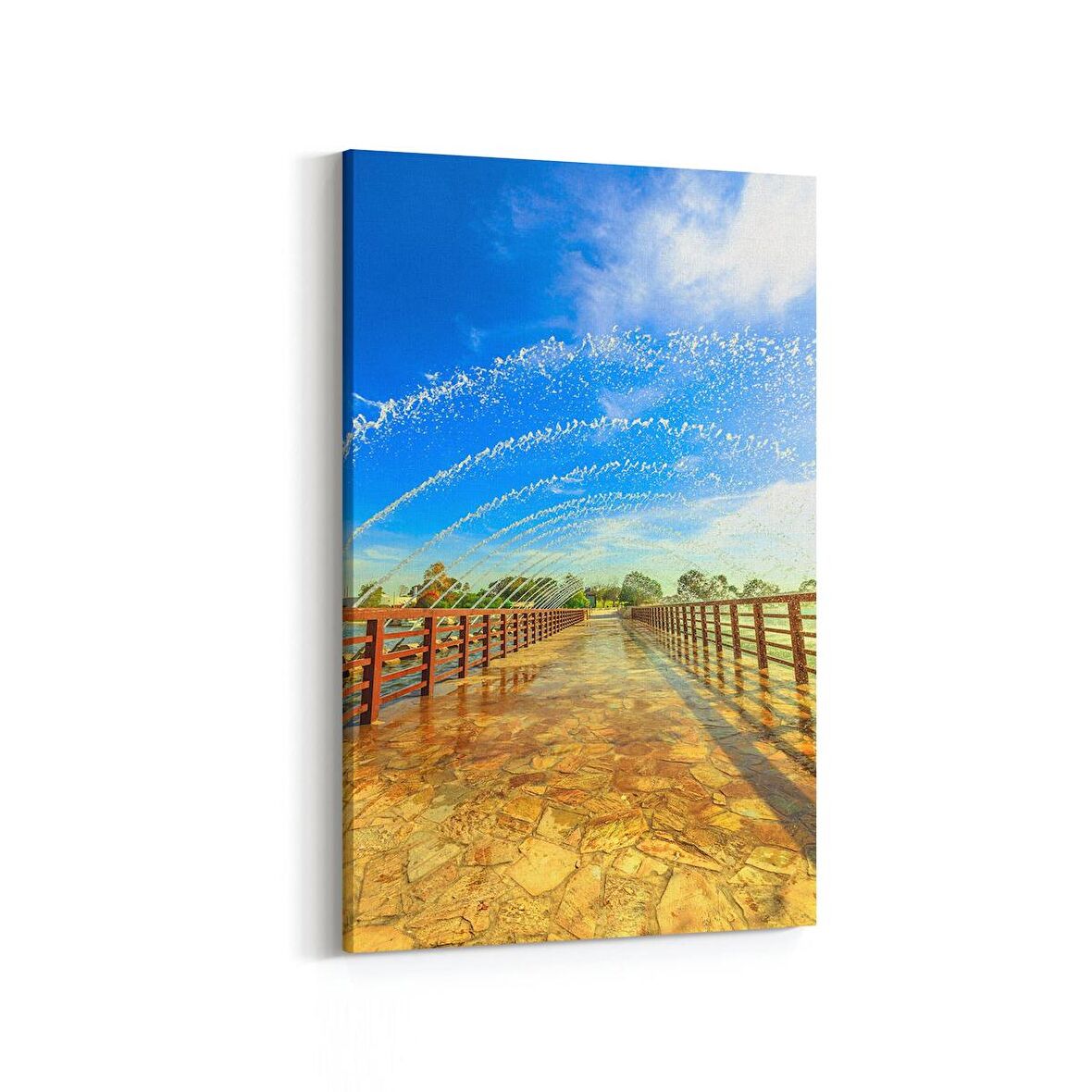 Olla 13429D Doğa / Manzara Görseli Dikey Kanvas Tablo (Ölçü: 60X90)