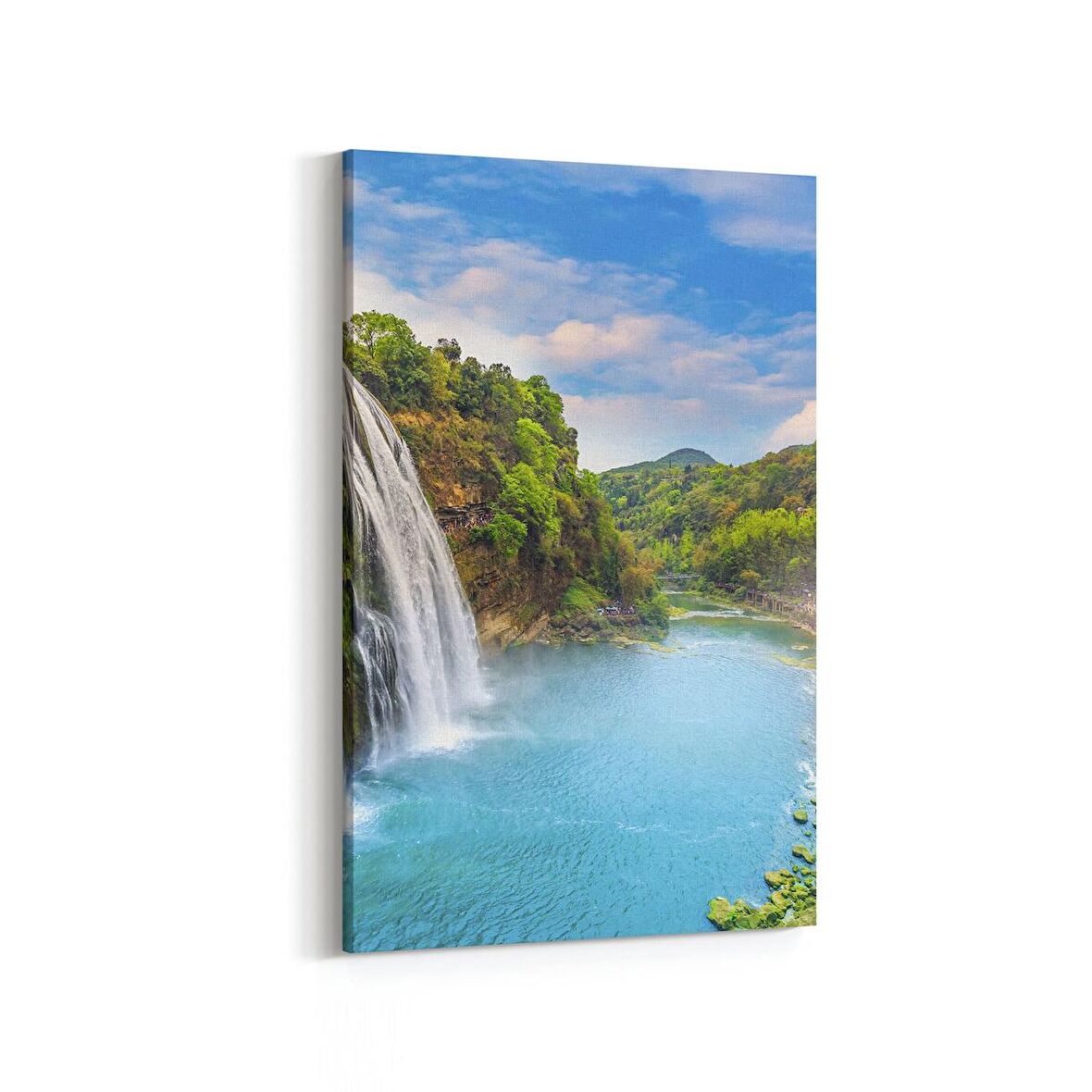 Olla 14093D Doğa / Manzara Görseli Dikey Kanvas Tablo (Ölçü: 20X30)