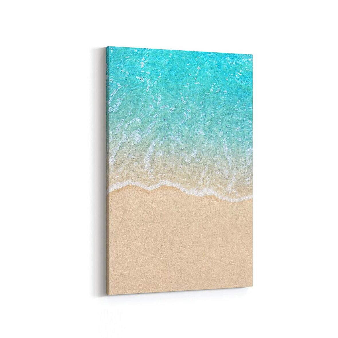Olla 16393D Kumsal / Sahil Görseli Dikey Kanvas Tablo (Ölçü: 60X90)