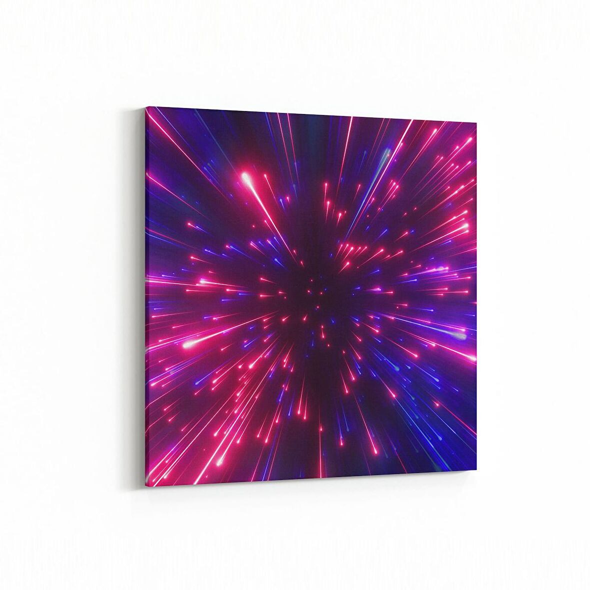 Olla 10291K Abstract Görsel Kare Kanvas Tablo (Ölçü: 25X25)