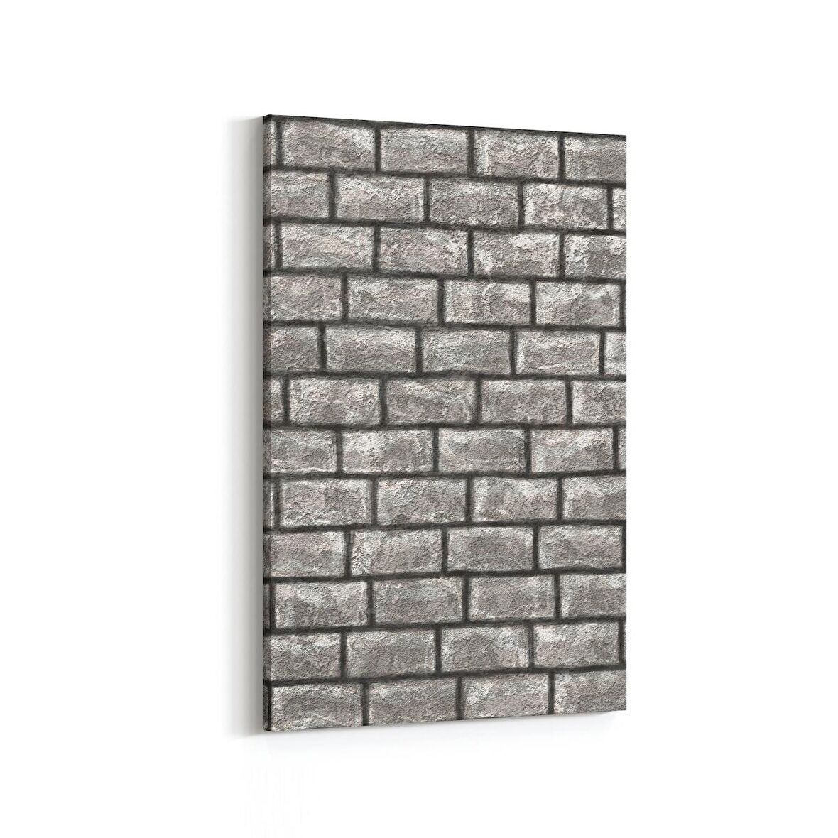 Olla 17517D Taş / Tuğla Görseli Dikey Kanvas Tablo (Ölçü: 20X30)