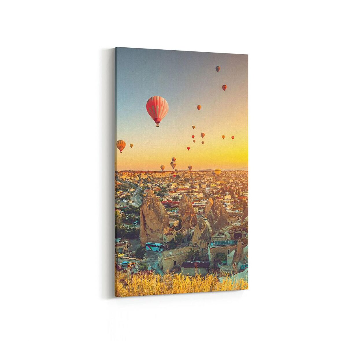 Olla 14065DD Doğa / Manzara Görseli Dikey Dar Kanvas Tablo (Ölçü: 40X80)