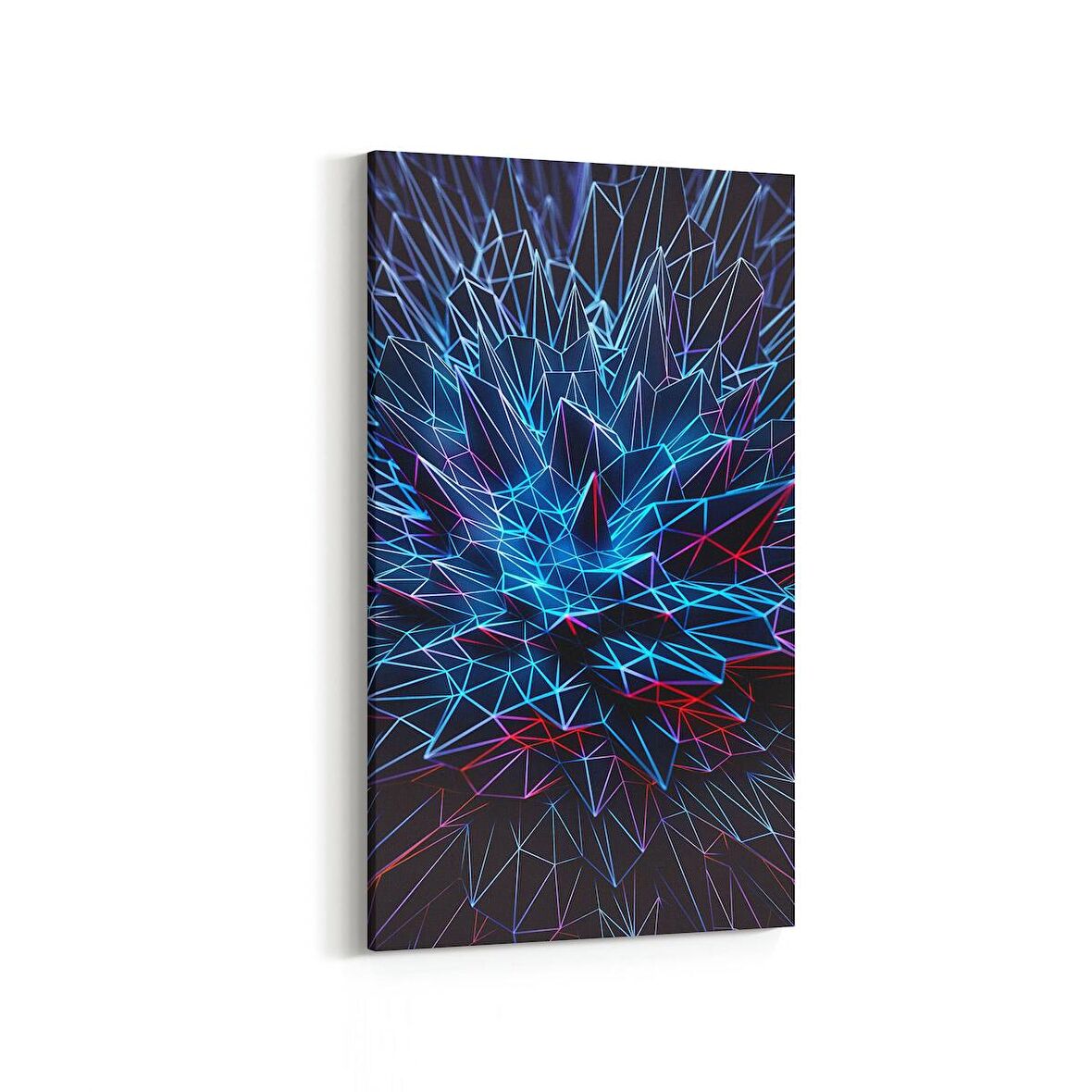 Olla 10396DD Abstract Görsel Dikey Dar Kanvas Tablo (Ölçü: 60X120)