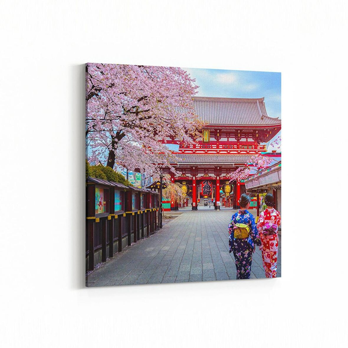 Olla 18827K Yapı Görseli Kare Kanvas Tablo (Ölçü: 30X30)