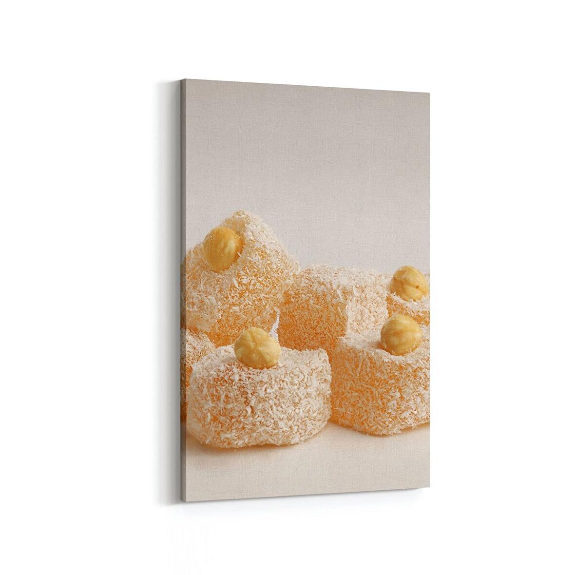 Olla 15257D Gıda Görseli Dikey Kanvas Tablo (Ölçü: 60X90)