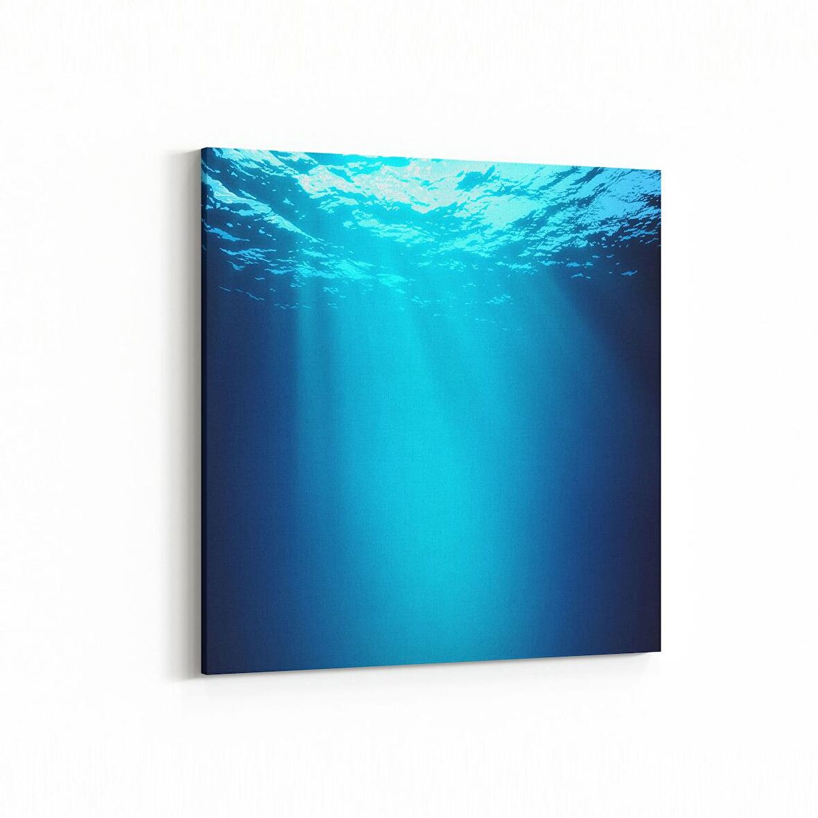 Olla 12900K Deniz / Okyanus Görseli Kare Kanvas Tablo (Ölçü: 25X25)