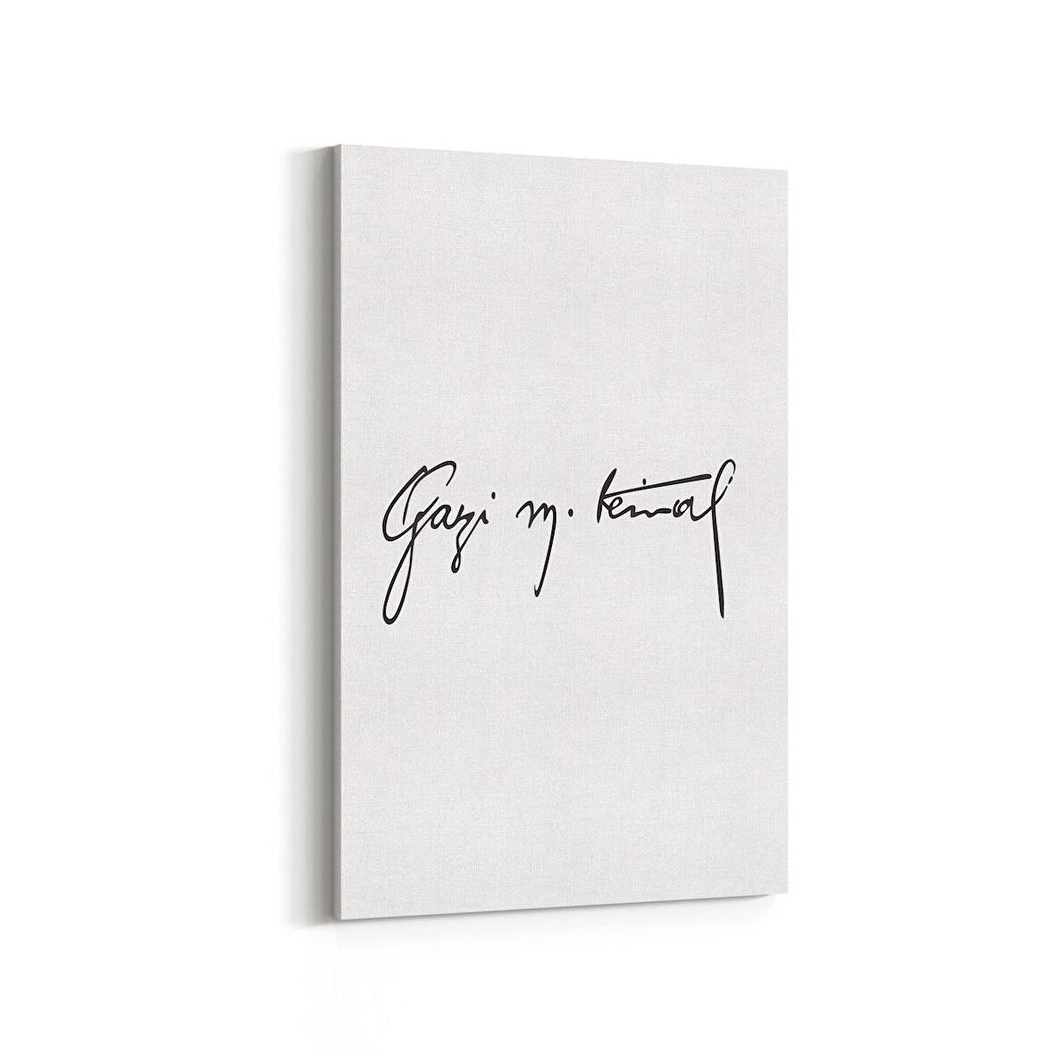 Olla 12404D Mustafa Kemal Atatürk Dikey Kanvas Tablo (Ölçü: 20X30)