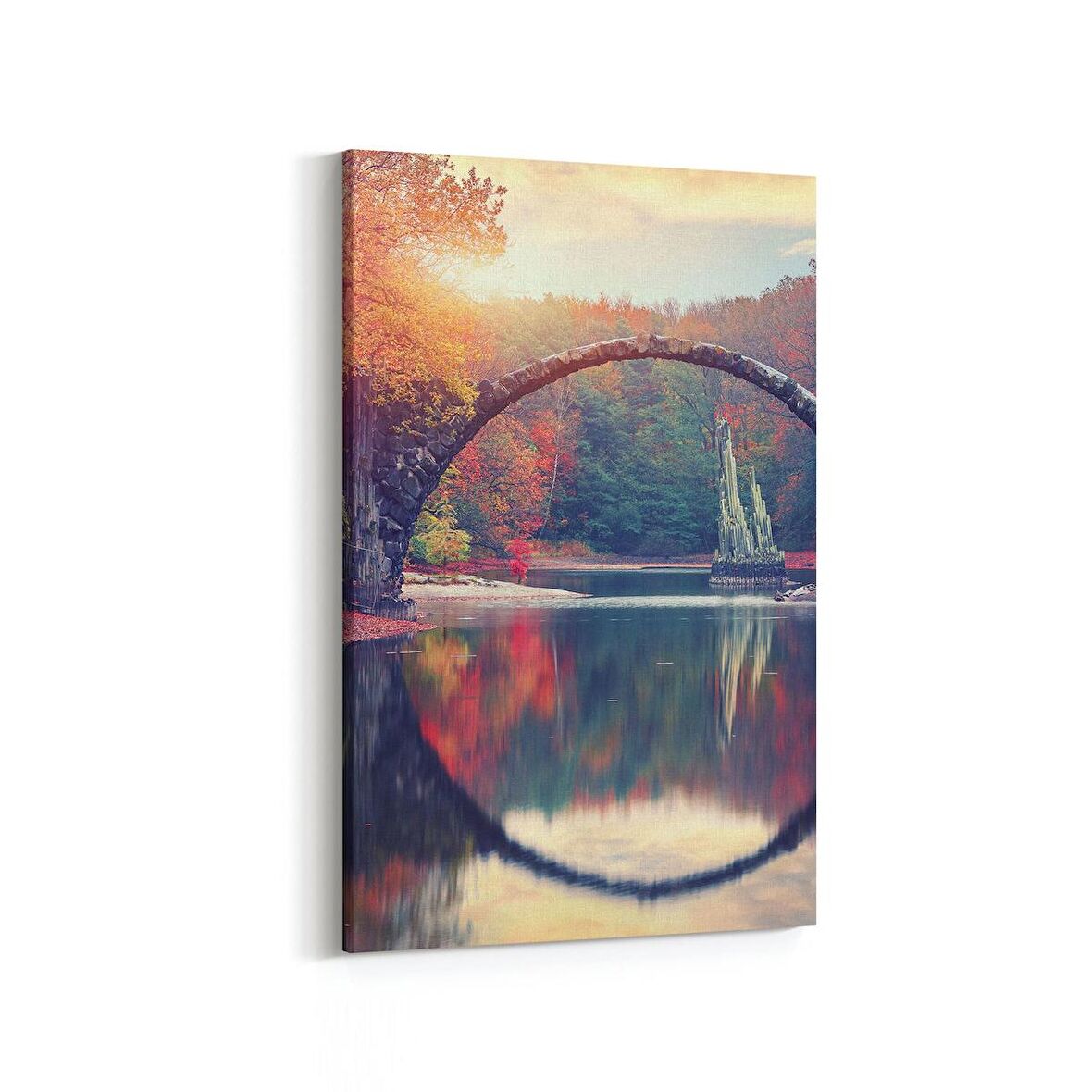 Olla 13206D Doğa / Manzara Görseli Dikey Kanvas Tablo (Ölçü: 60X90)