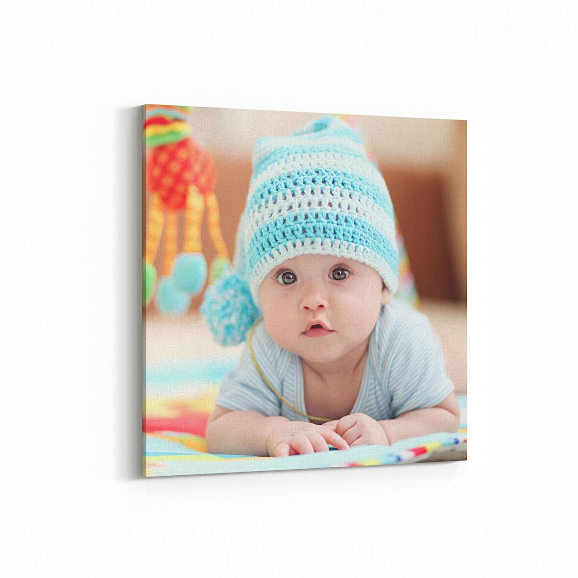 Olla 16824K Model / Manken Görseli Kare Kanvas Tablo (Ölçü: 30X30)