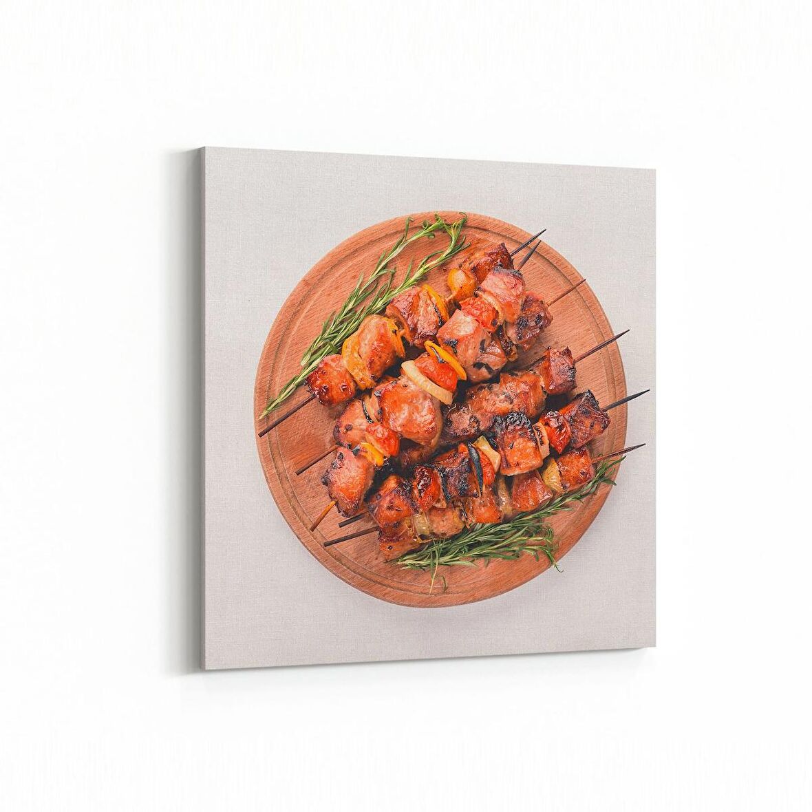 Olla 15315K Gıda Görseli Kare Kanvas Tablo (Ölçü: 100X100)