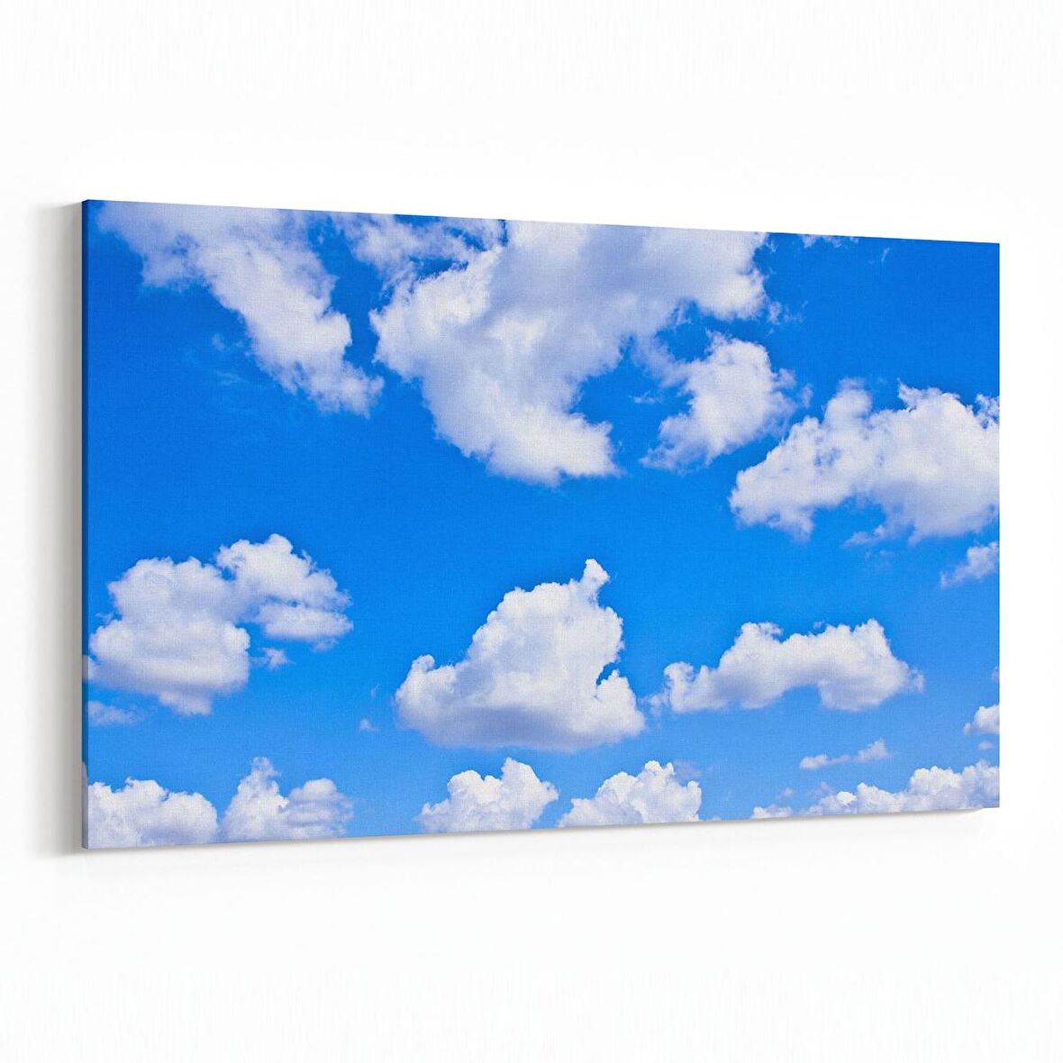 Olla 15721Y Gökyüzü Bulut Görseli  Yatay Kanvas Tablo (Ölçü: 90X60)