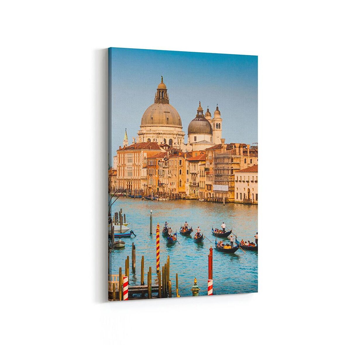 Olla 18362D Yapı Görseli Dikey Kanvas Tablo (Ölçü: 60X90)