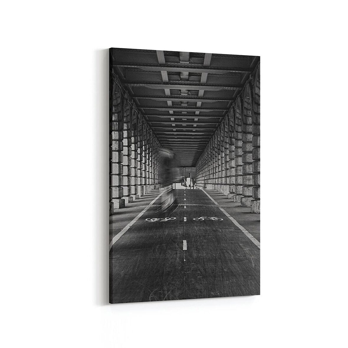 Olla 18938D Yapı Görseli Dikey Kanvas Tablo (Ölçü: 100X150)