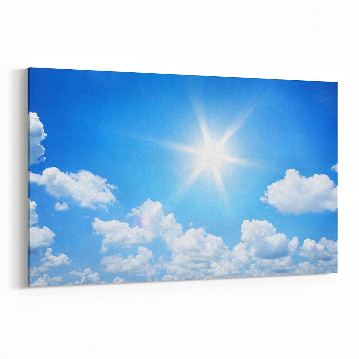 Olla 15576Y Gökyüzü Bulut Görseli  Yatay Kanvas Tablo (Ölçü: 30X20)