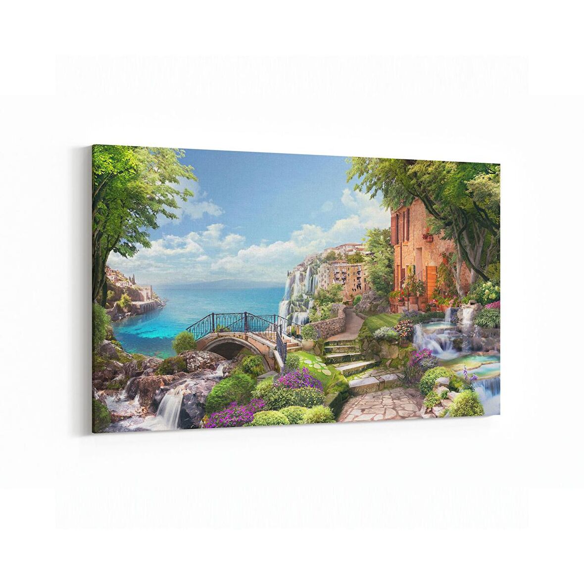 Olla 18145Y Yapı Görseli Yatay Kanvas Tablo (Ölçü: 45X30)