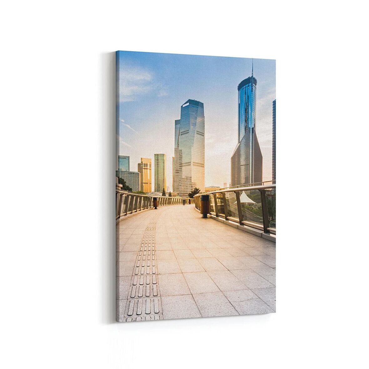 Olla 18148D Yapı Görseli Dikey Kanvas Tablo (Ölçü: 100X150)