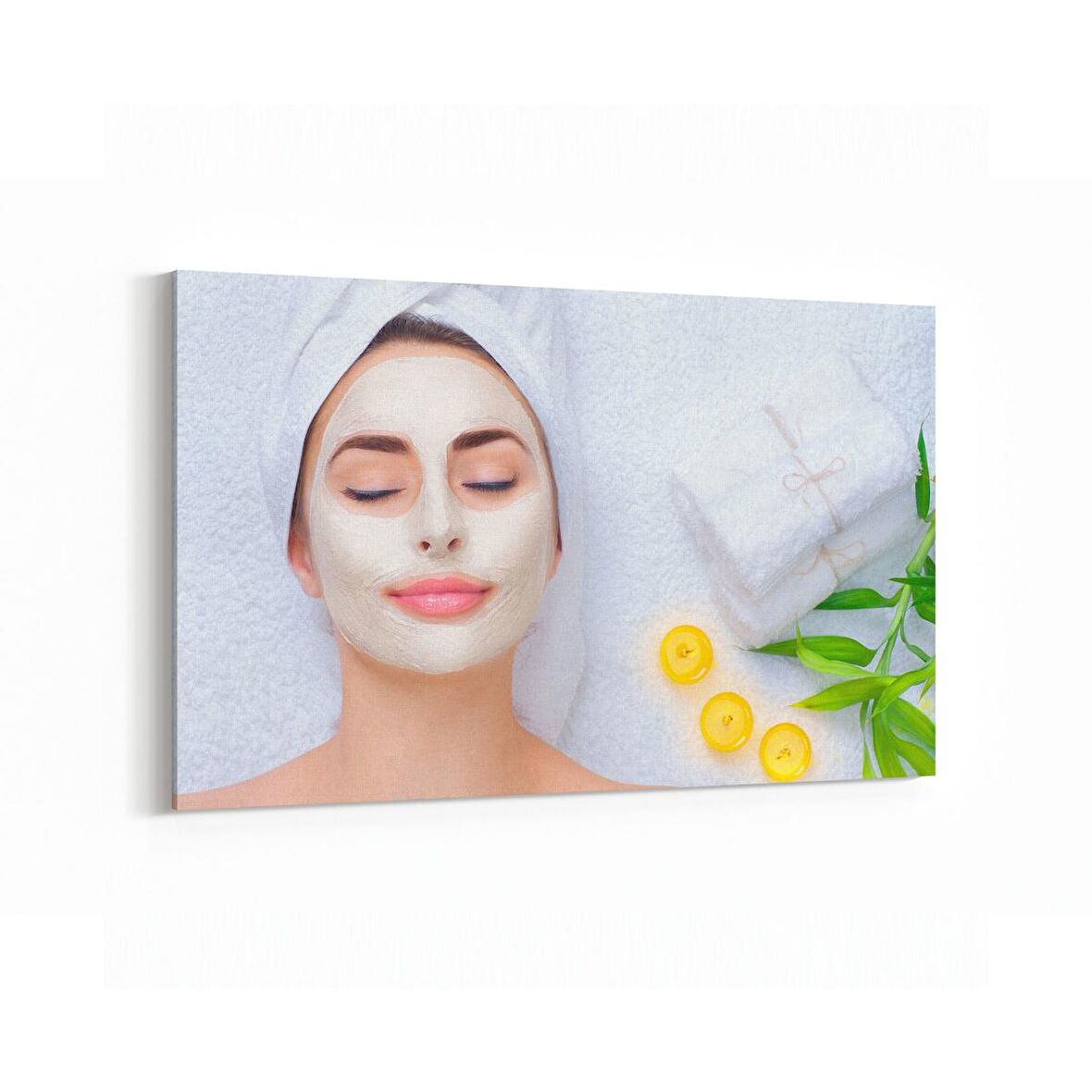 Olla 17100Y Spa / Masaj Görseli Yatay Kanvas Tablo (Ölçü: 120X80)