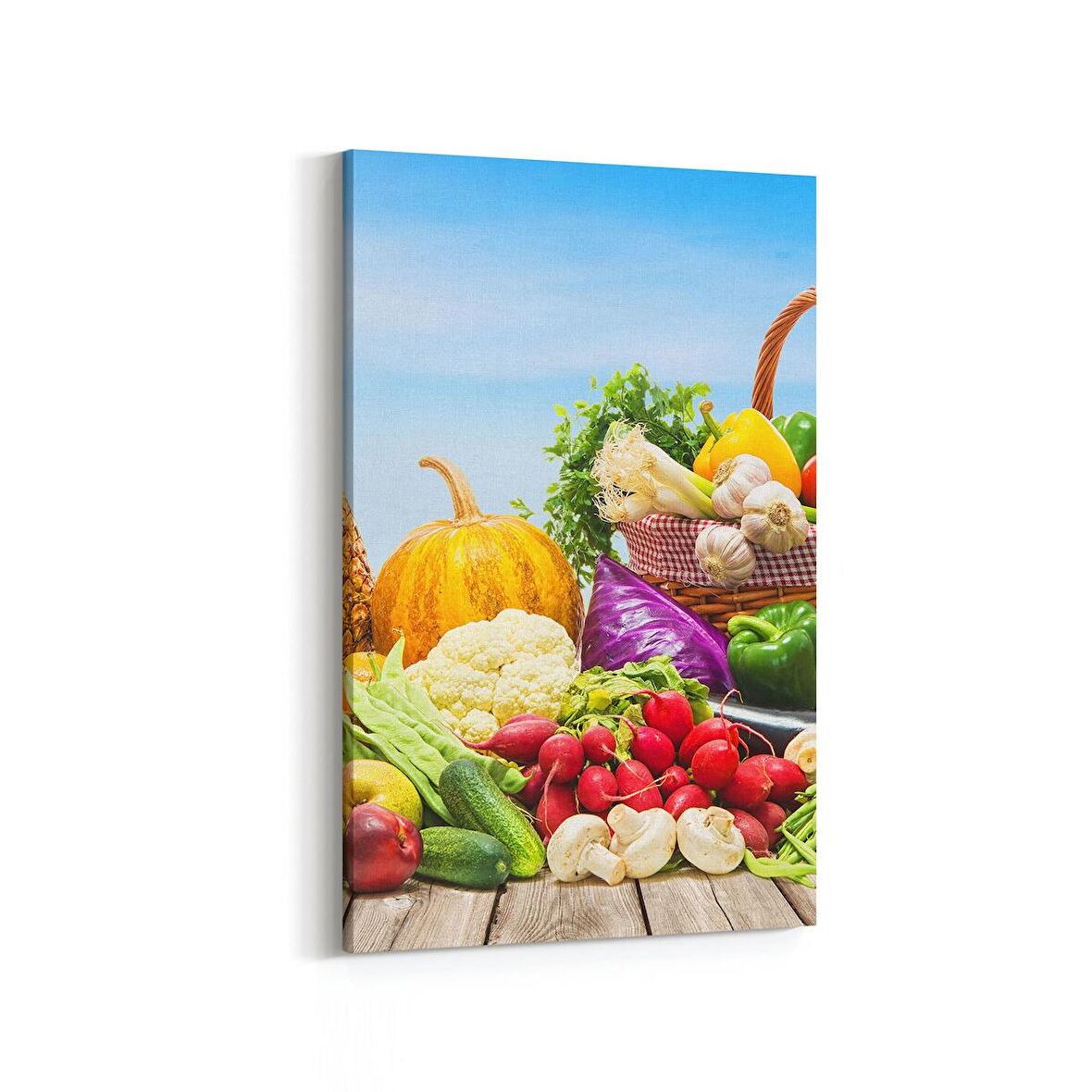 Olla 15275D Gıda Görseli Dikey Kanvas Tablo (Ölçü: 100X150)