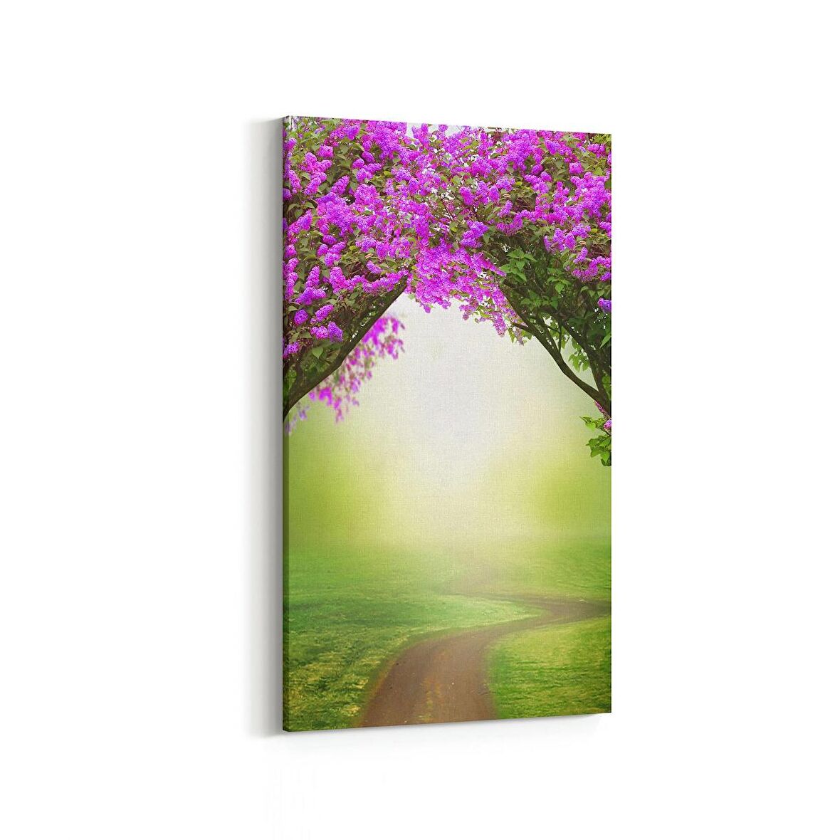 Olla 14238DD Doğa / Manzara Görseli Dikey Dar Kanvas Tablo (Ölçü: 40X80)