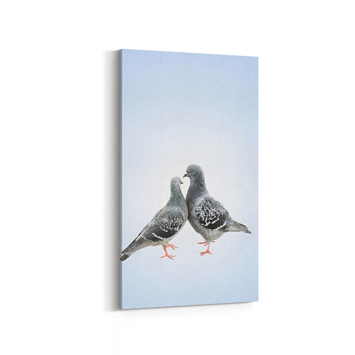 Olla 12521DD Hayvanlar Alemi Görseli Dikey Dar Kanvas Tablo (Ölçü: 40X80)