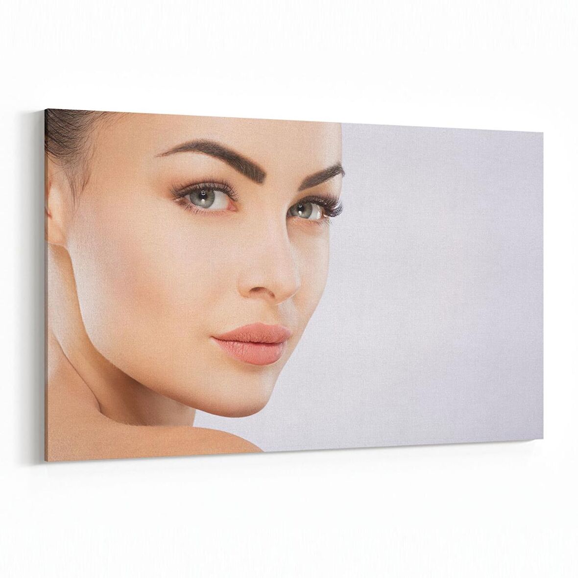 Olla 16959Y Model / Manken Görseli Yatay Kanvas Tablo (Ölçü: 45X30)