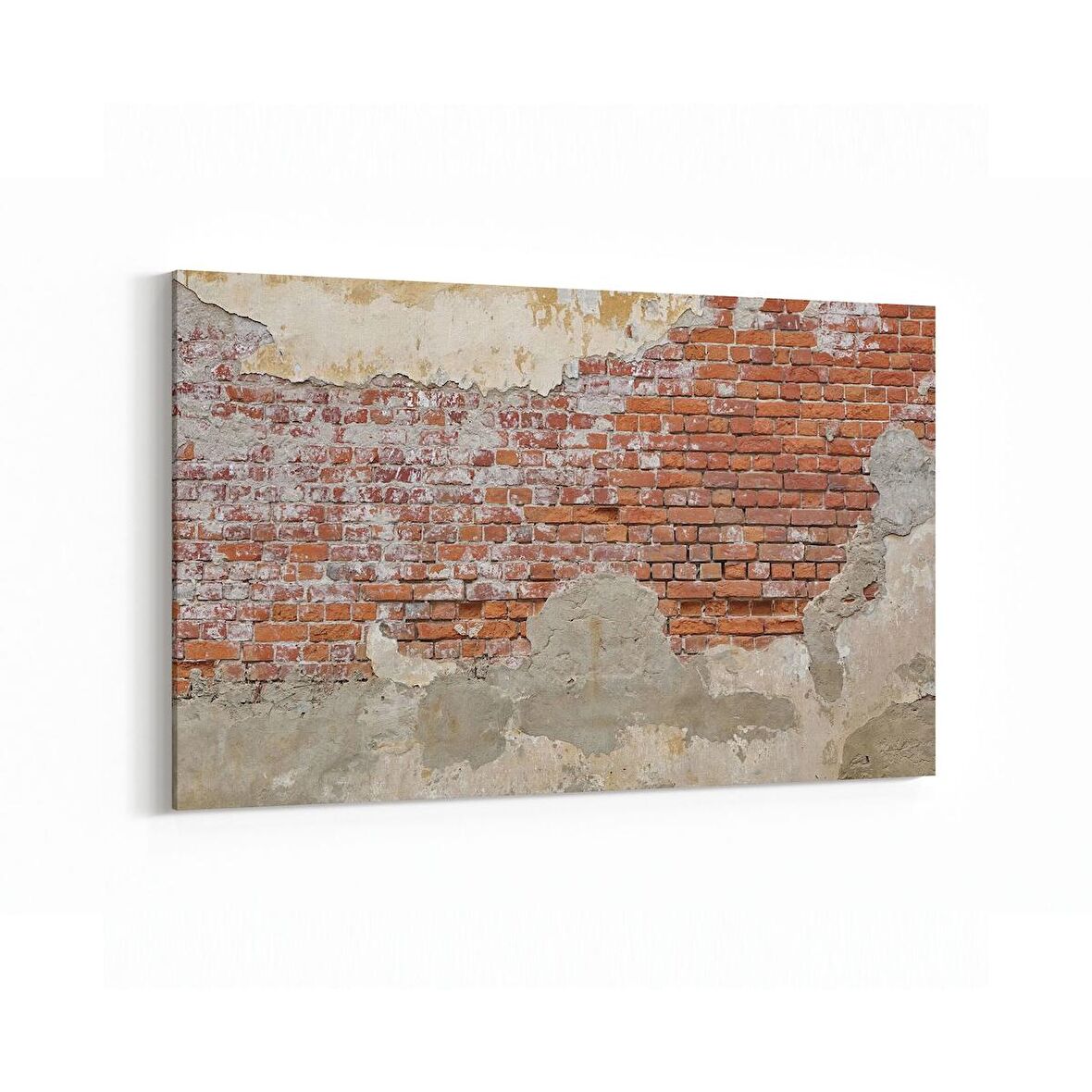 Olla 17451Y Taş / Tuğla Görseli Yatay Kanvas Tablo (Ölçü: 90X60)