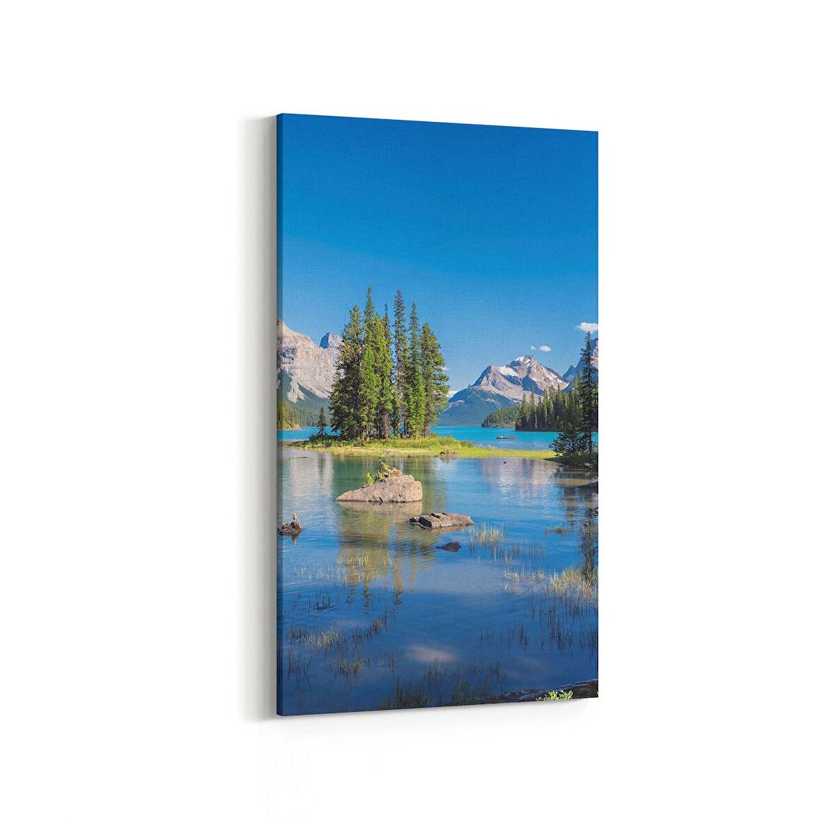 Olla 13163DD Doğa / Manzara Görseli Dikey Dar Kanvas Tablo (Ölçü: 60X120)