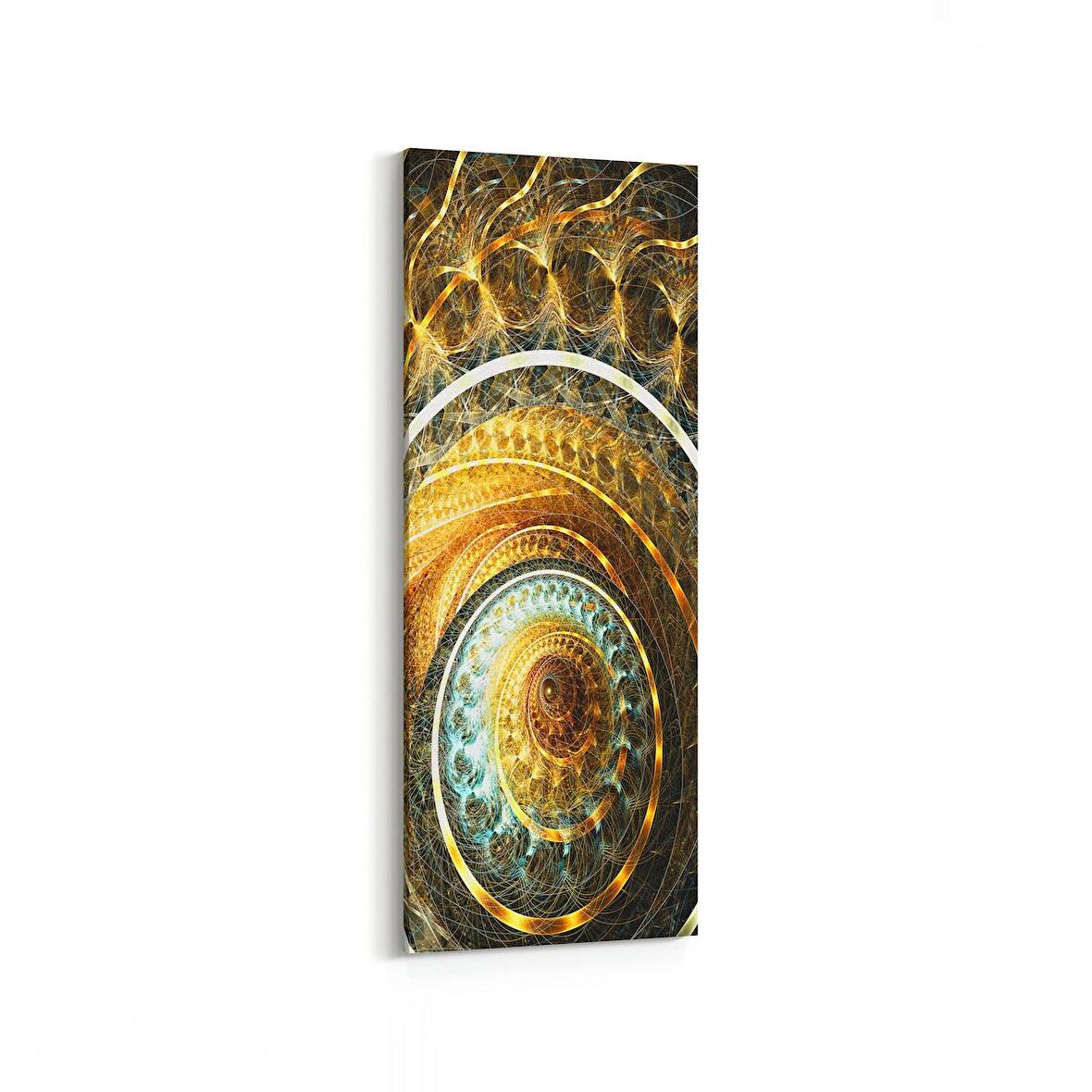 Olla 10206DI Abstract Görsel Dikey İnce Kanvas Tablo (Ölçü: 40X120)