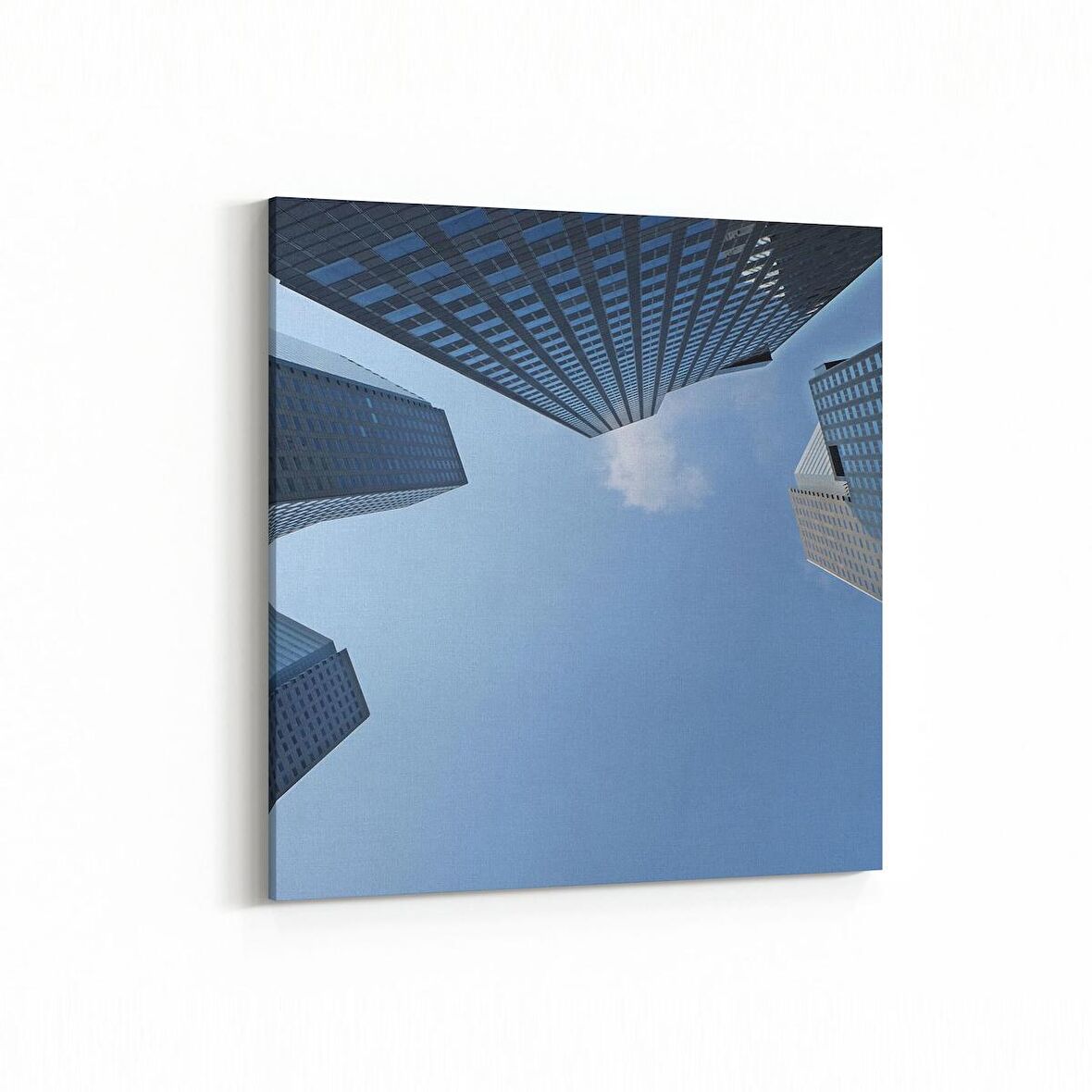 Olla 18717K4 Yapı Görseli Kare 4'lü Kanvas Tablo (Ölçü: 65X65)