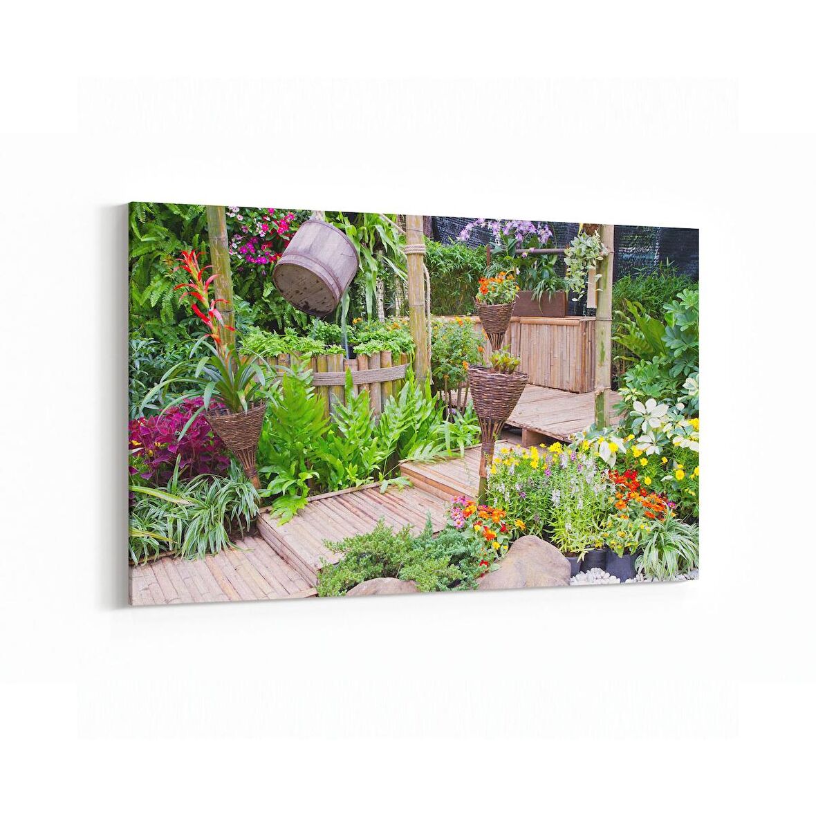 Olla 18978Y Yapı Görseli Yatay Kanvas Tablo (Ölçü: 70X50)