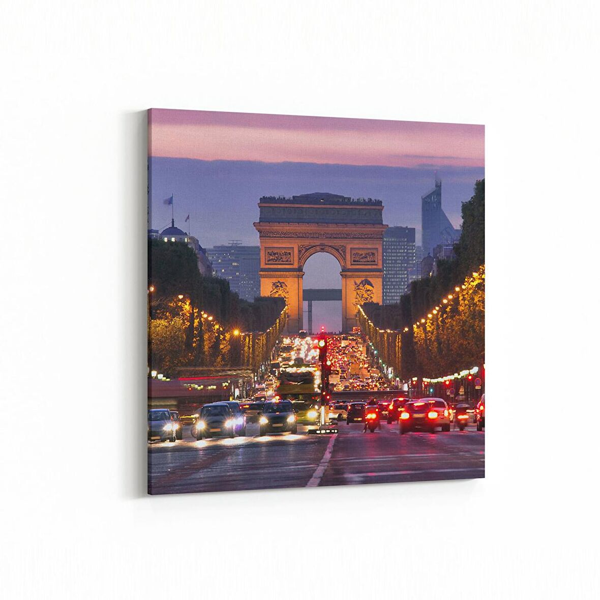 Olla 17977K4 Yapı Görseli Kare 4'lü Kanvas Tablo (Ölçü: 125X125)