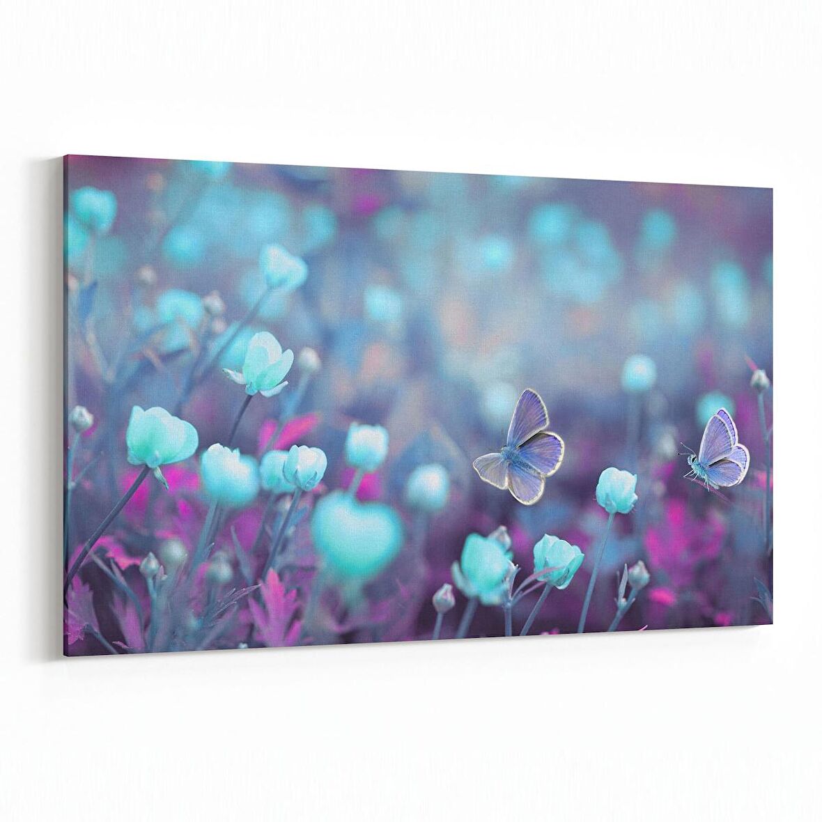 Olla 11680Y Orkide Çiçek Görseli Yatay Kanvas Tablo (Ölçü: 45X30)