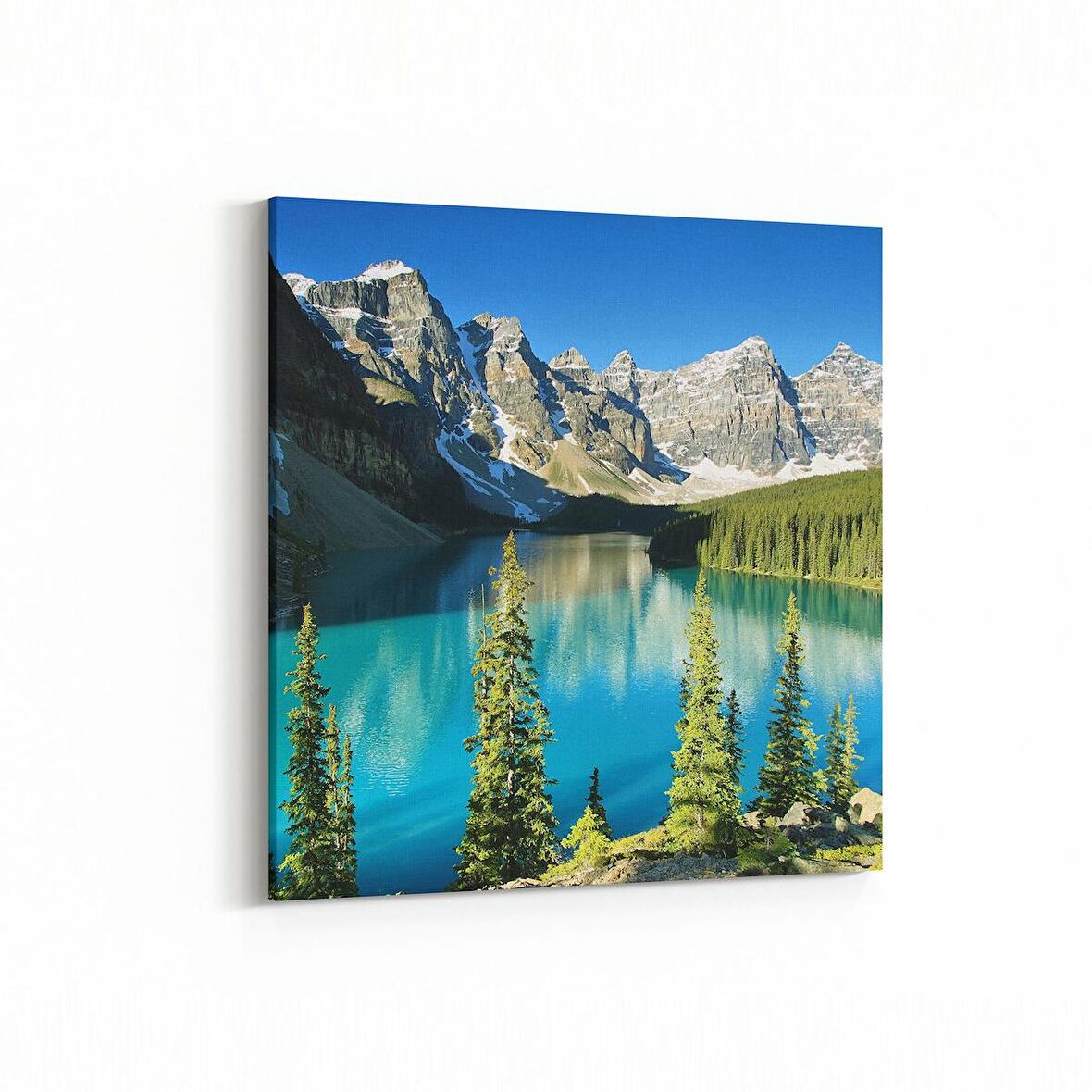 Olla 13594K Doğa / Manzara Görseli Kare Kanvas Tablo (Ölçü: 25X25)