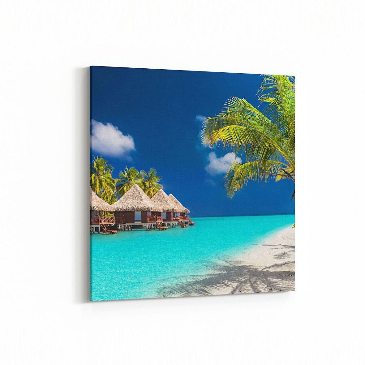 Olla 18506K Yapı Görseli Kare Kanvas Tablo (Ölçü: 25X25)