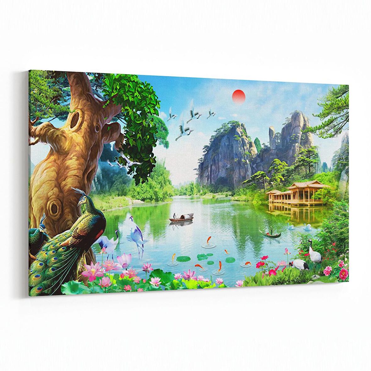 Olla 13602Y Doğa / Manzara Görseli Yatay Kanvas Tablo (Ölçü: 120X80)