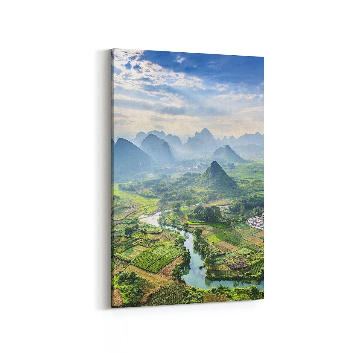 Olla 13901D Doğa / Manzara Görseli Dikey Kanvas Tablo (Ölçü: 60X90)