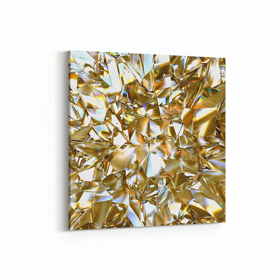 Olla 10085K Abstract Görsel Kare Kanvas Tablo (Ölçü: 30X30)