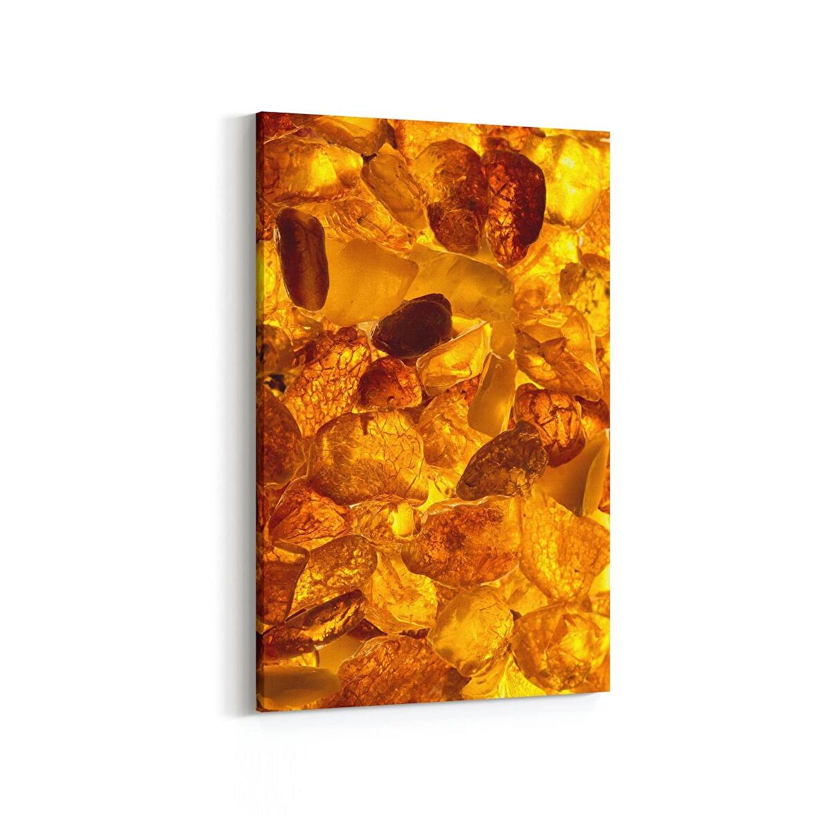 Olla 16703D Mermer Desen Görsel Dikey Kanvas Tablo (Ölçü: 20X30)