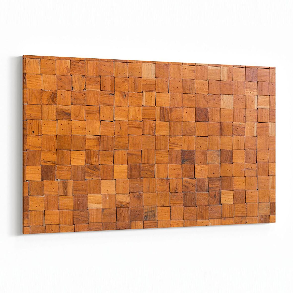 Olla 12000Y Ahşap Desen Görseli Yatay Kanvas Tablo (Ölçü: 70X50)