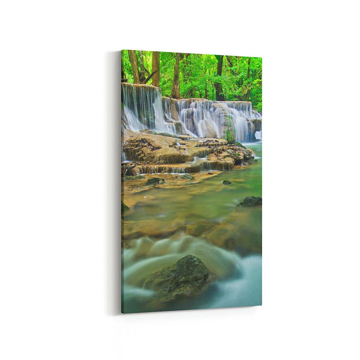 Olla 13477DD Doğa / Manzara Görseli Dikey Dar Kanvas Tablo (Ölçü: 30X60)