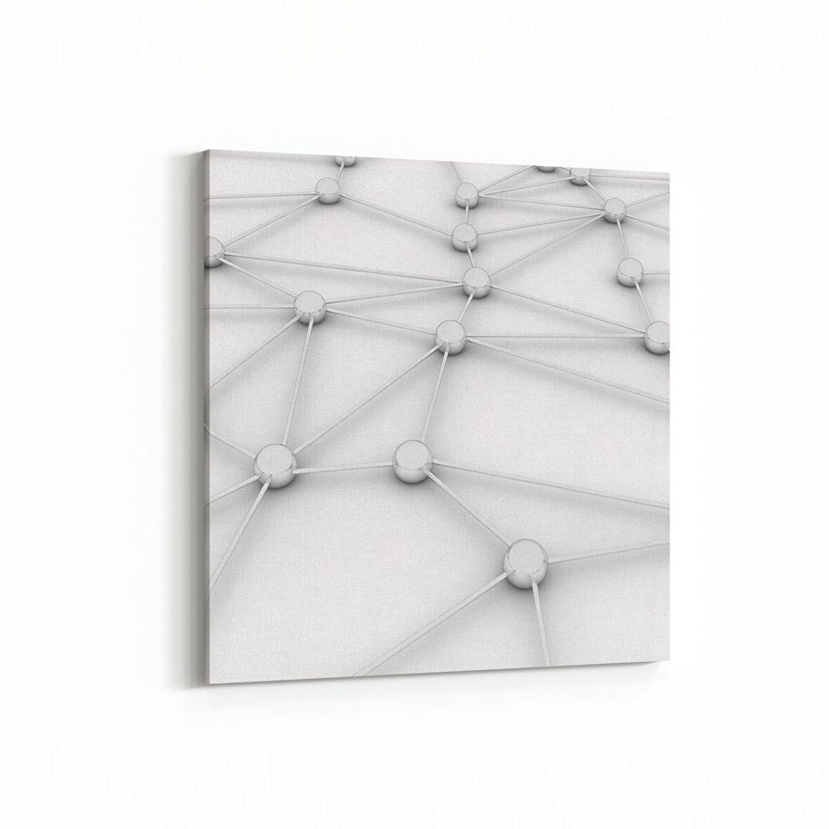 Olla 10388K Abstract Görsel Kare Kanvas Tablo (Ölçü: 30X30)