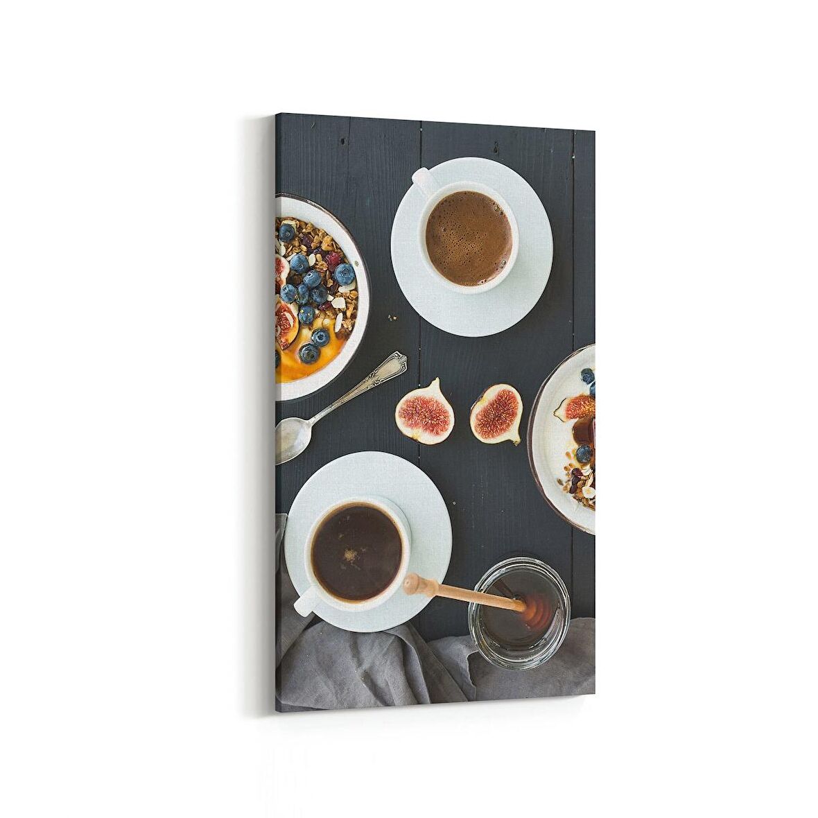 Olla 15162DD Gıda Görseli Dikey Dar Kanvas Tablo (Ölçü: 60X120)