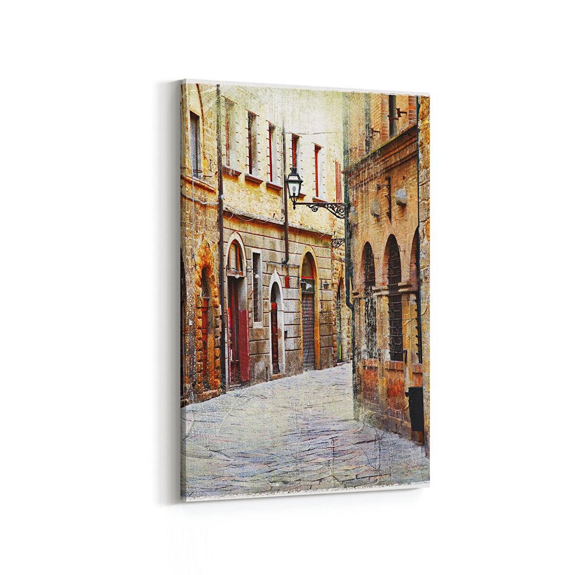 Olla 18260D Yapı Görseli Dikey Kanvas Tablo (Ölçü: 60X90)