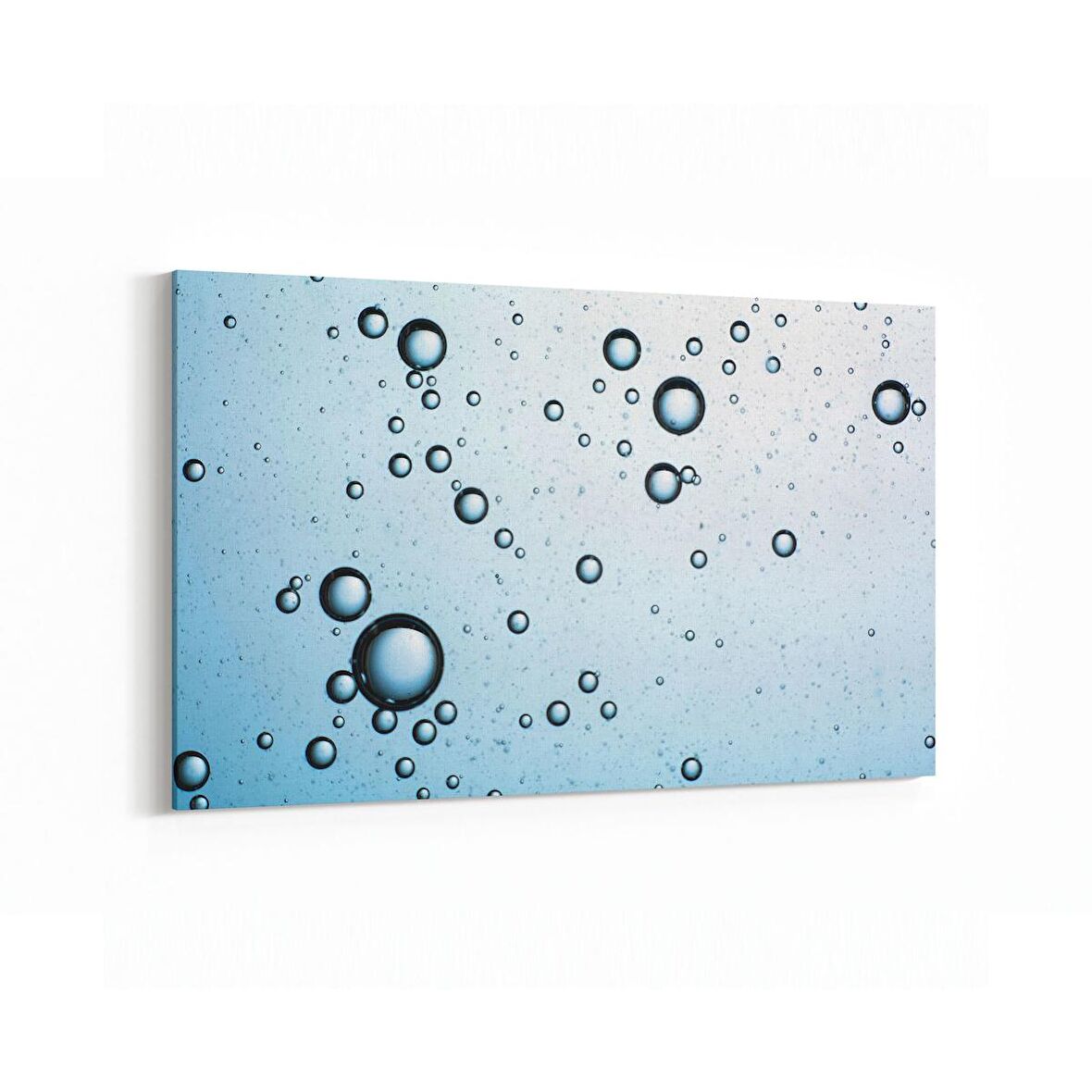Olla 17199Y Su / Damla Görseli Yatay Kanvas Tablo (Ölçü: 70X50)